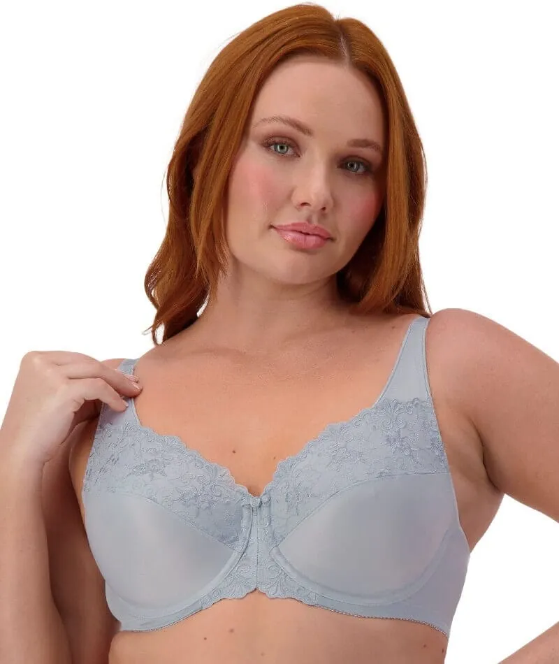 Triumph Embroidered Minimiser Bra 2 Pack - Indigo/Pearl