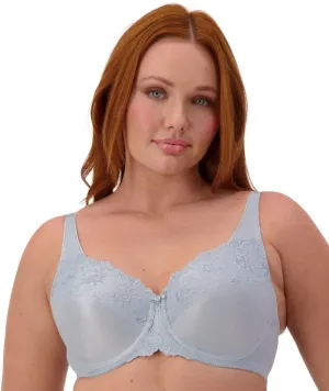 Triumph Embroidered Minimizer Bra - Pearl Grey