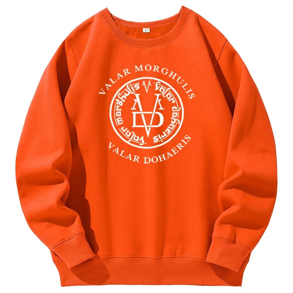 Valar Morghulis/Dohaeris Hoodie Game Of Thrones (Colors Available)