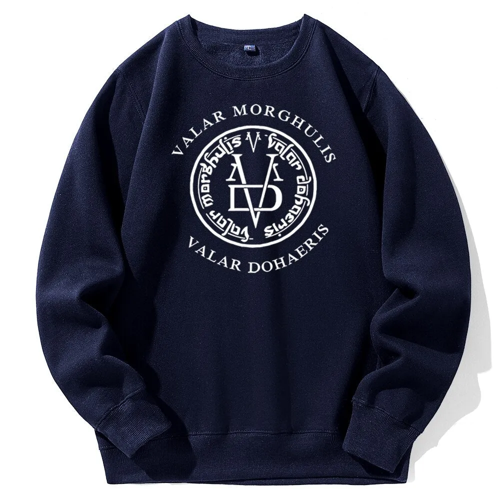 Valar Morghulis/Dohaeris Hoodie Game Of Thrones (Colors Available)