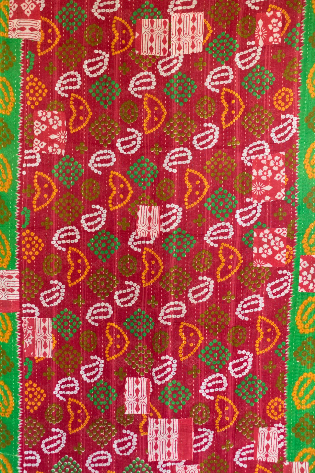 Warmth Kantha Christmas Throw