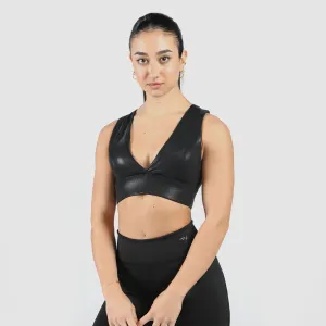 WOMEN-BLACK-BRA (SHINY-BLACK)