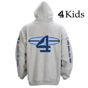 Youth Gray Long Beach Surfer Pullover