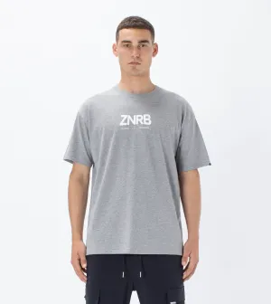 ZNRB Box Tee Dk Grey Marle